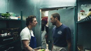 FX's THE BEAR "System" (Airs Thursday, June 23) Pictured: (l-r) Jeremy Allen White as Carmen 'Carmy' Berzatto, Lionel Boyce as Marcus, Ebon Moss-Bachrach as  Richard 'Richie' Jerimovich. CR: FX